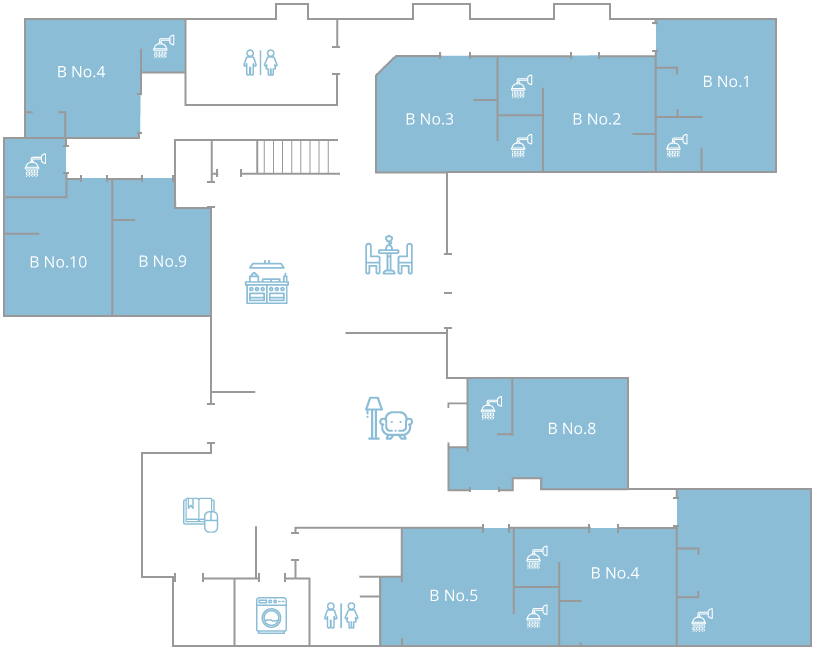 Floor Plan of One of Our Residential Assisted Living Homes