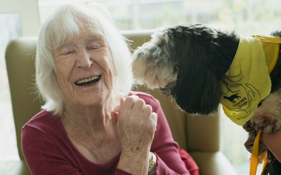 Senior and Pet