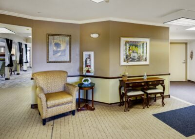 Assisted living hallway in Arvada, CO