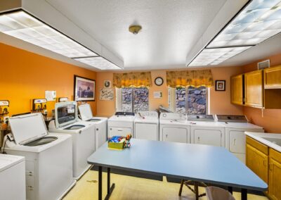 Assisted living laundry room in Arvada, CO