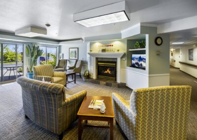 Assisted living lounge in Arvada, CO