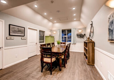 Memory care breakfast area in Highlands Ranch, CO