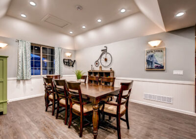 Memory care breakfast area in Highlands Ranch, CO