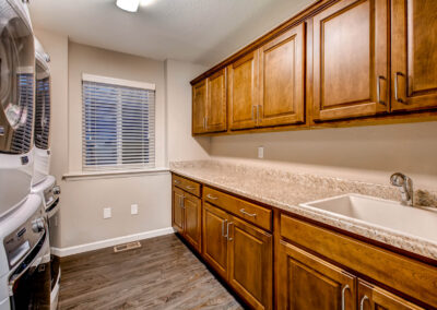 Memory care laundry room in Highlands Ranch, CO