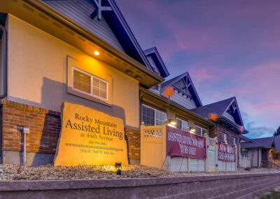 Assisted living and memory care community signage in Wheat Ridge, CO