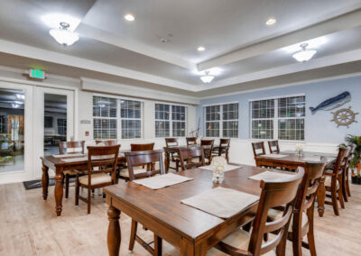 Assisted living and memory care dining room in Wheat Ridge, CO