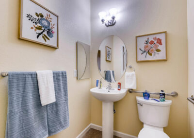 Assisted living and memory care powder room in Wheat Ridge, CO