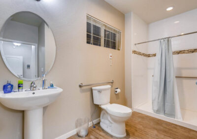 Assisted living and memory care bathroom in Wheat Ridge, CO