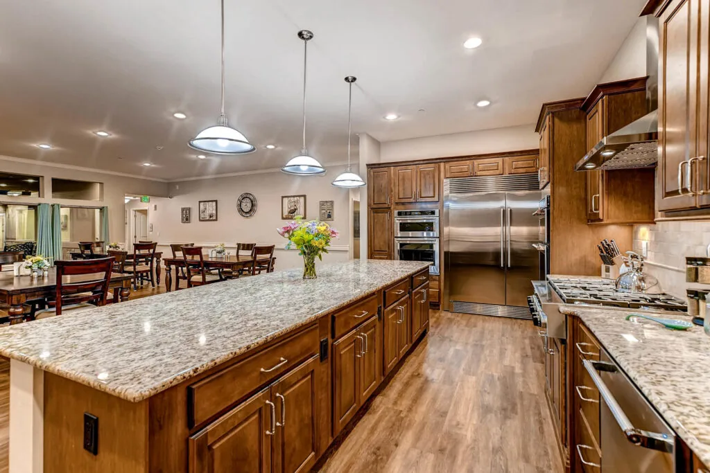 Kitchen at a Rocky Mountain Assisted Living and Memory Care home
