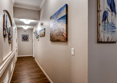 Assisted living and memory care hallway in Lakewood, CO