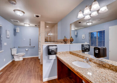 Assisted living bathroom in Lakewood, CO