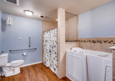 Assisted living bathroom in Lakewood, CO
