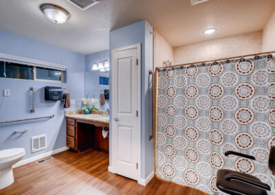 Assisted living bathroom in Lakewood, CO
