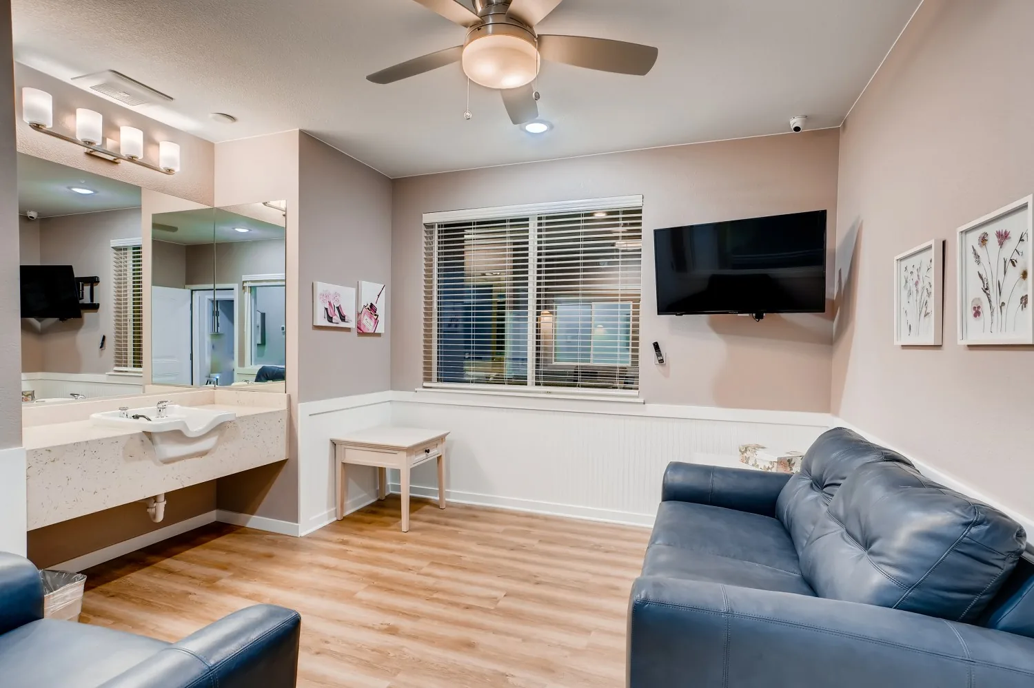 Salon at a Rocky Mountain Assisted Living and Memory Care home
