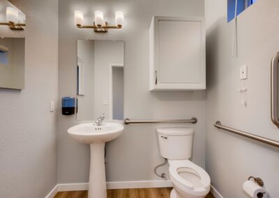 Assisted living powder room in Lakewood, CO
