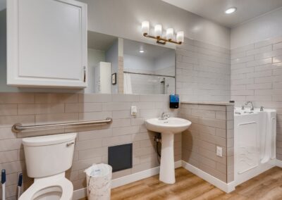Assisted living bathroom in Lakewood, CO
