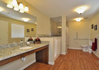 Assisted living bathroom in Centennial, CO