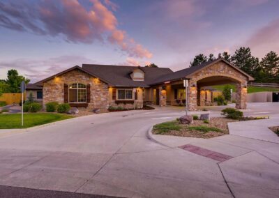 Memory care community exterior in Highlands Ranch, CO